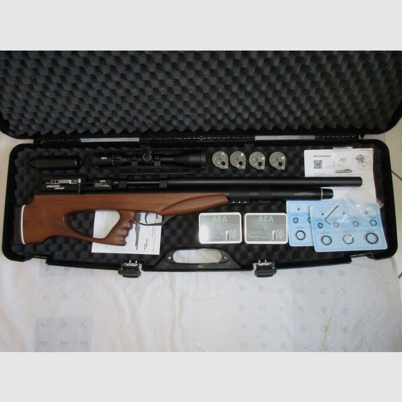 AEA – Challenger Bullpub .50 F-Version (7,5 Joule) unbenutzt (Offen ca. 600 Joule)