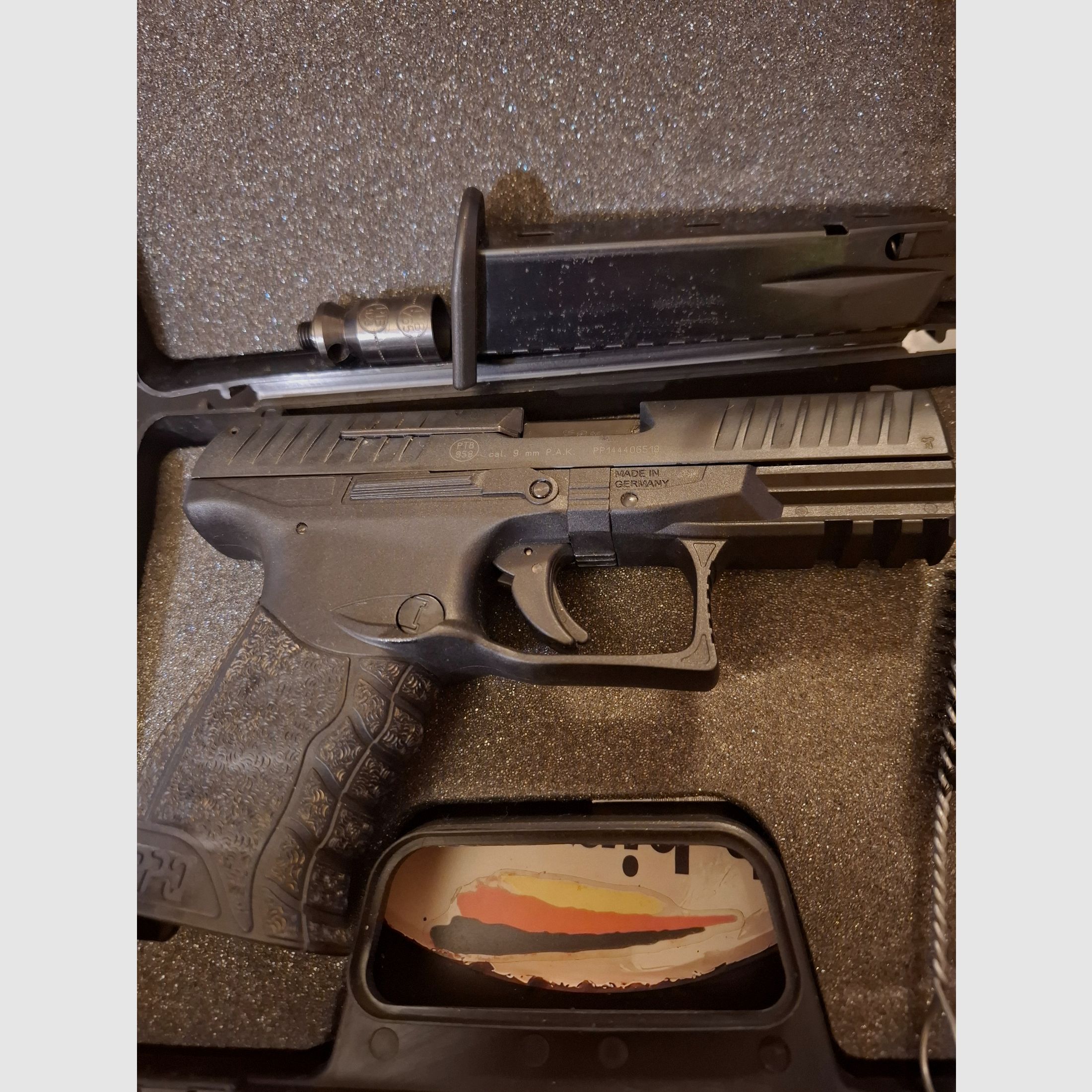Walther PPQ M2 Black 9mm P.A.K. « COMME NEUF », image 2 sur 8