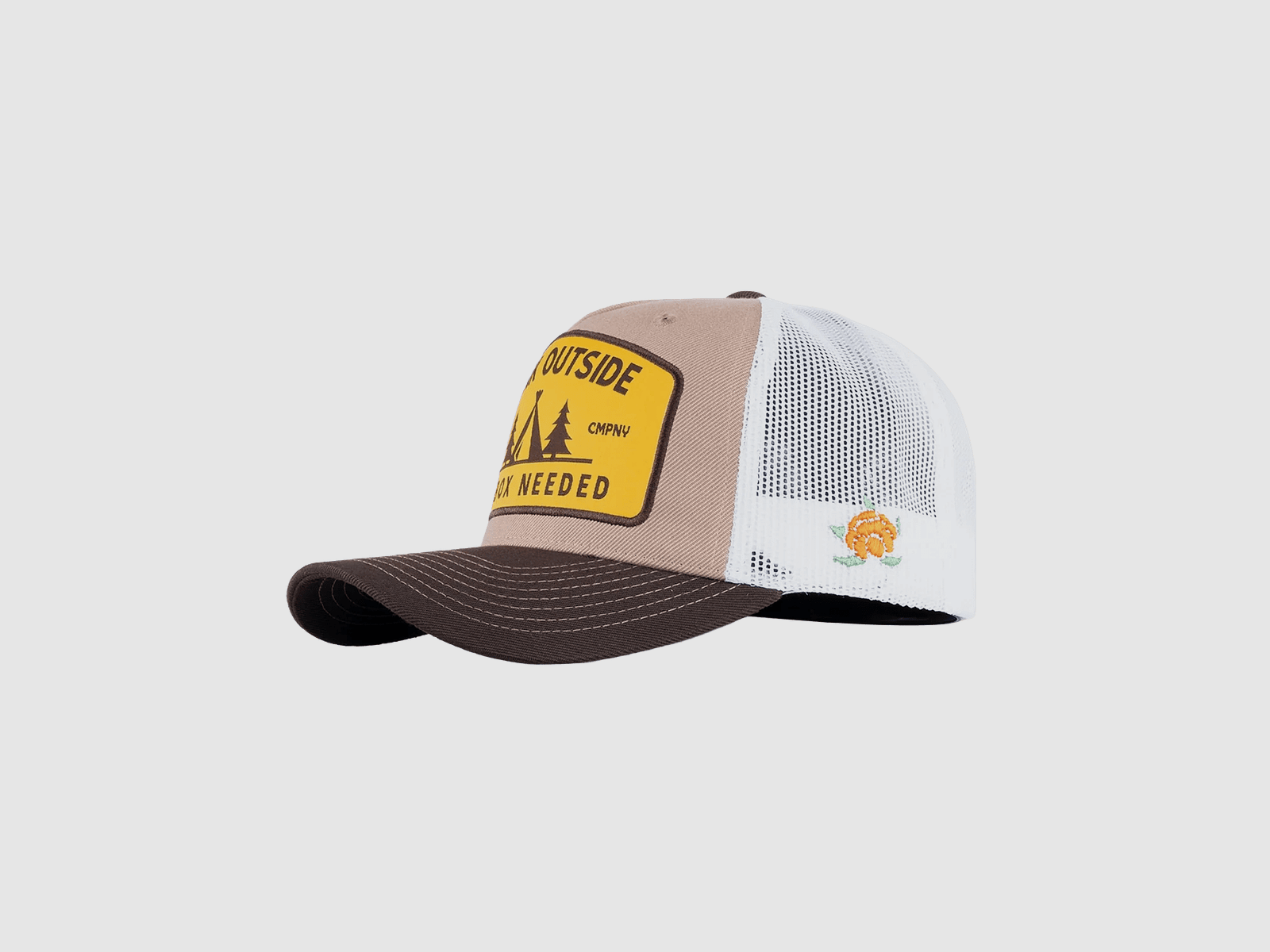 SQRTN Outside Trucker Kappe Khaki