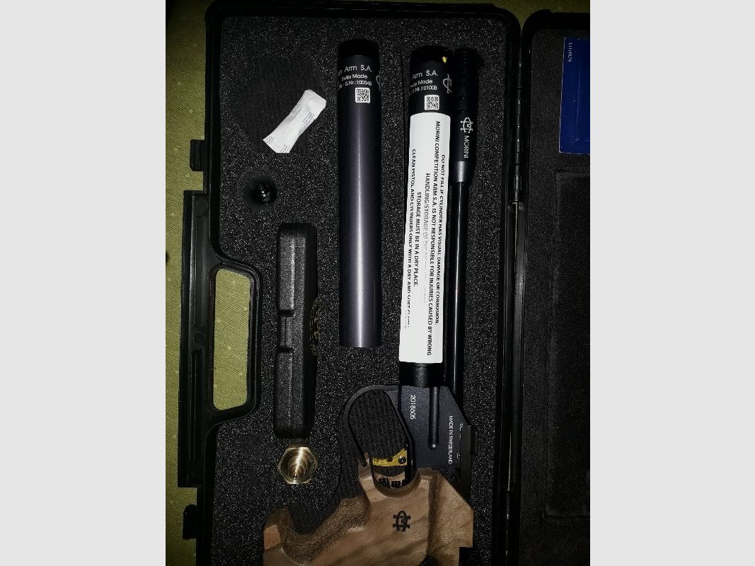 Morini LP CM 162 EI - Titan mit elektronischem Abzug und 2 Kartuschen - NEU - 