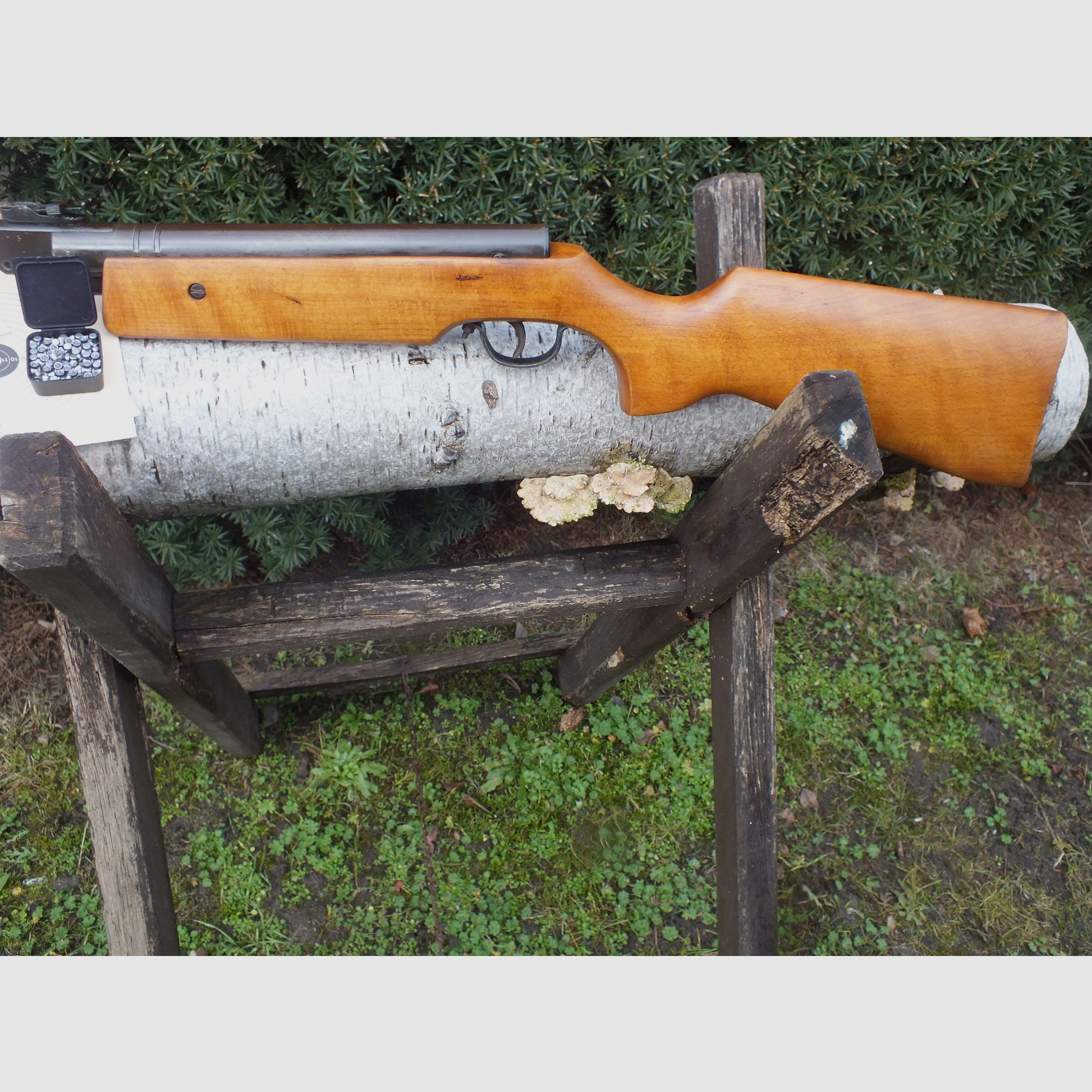 Luftgewehr Haenel 300- 3  mit Sportschaft  DDR