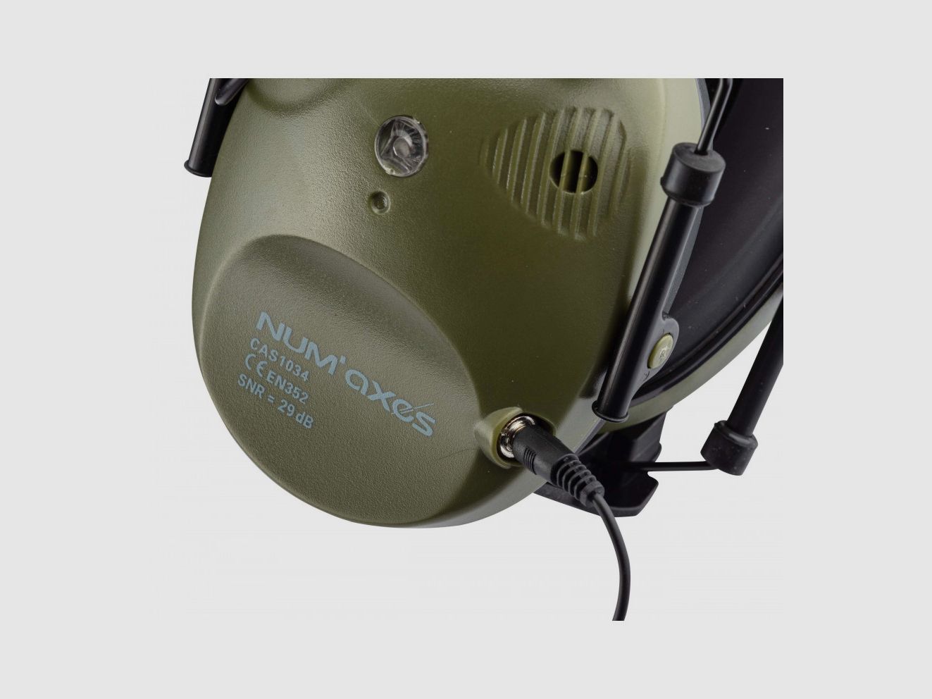 Casque antibruit électronique NUM'AXES CAS1034 Kaki, image 6 sur 10