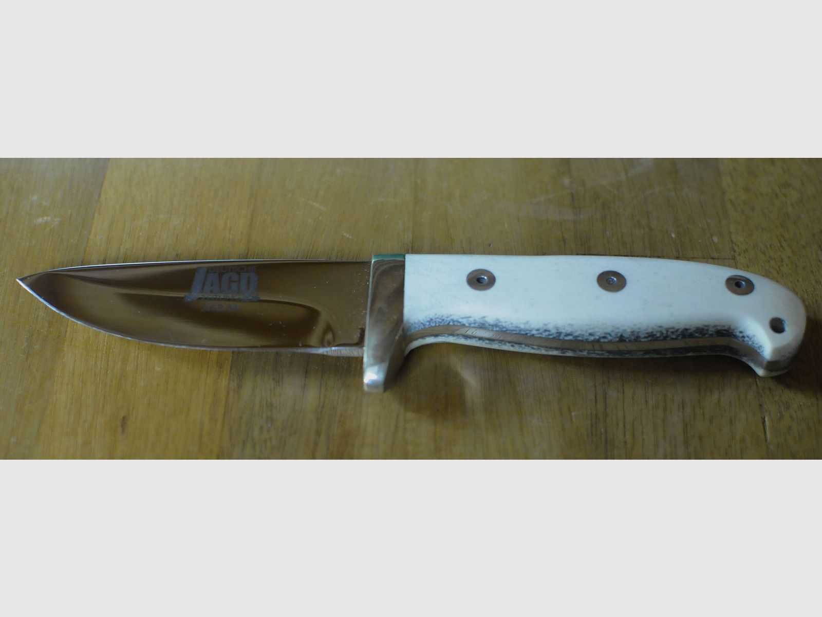 Jagdmesser ATS34 Mammut-Elfenbein Neu