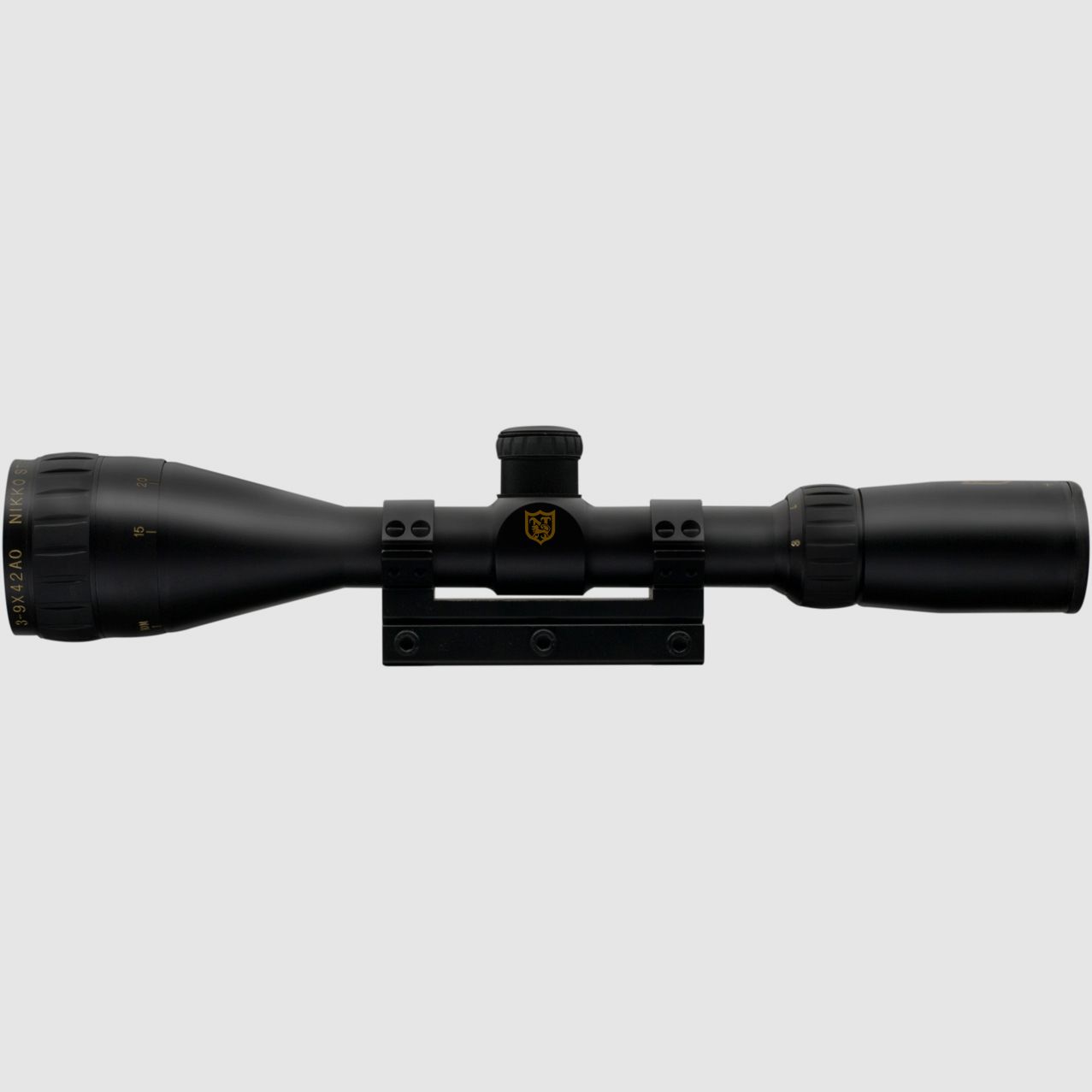 Nikko Stirling Airking 3-9x42 HMD AO 1" IR m/montage, billede 1 af 5