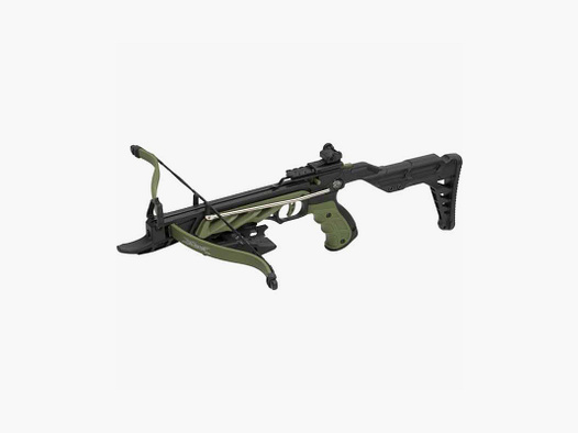 Pistola de ballesta Alligator II verde 80 lbs