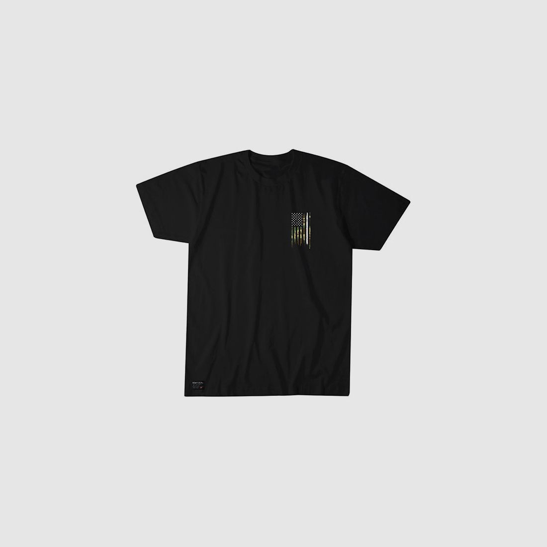 T-Shirt FLAG CAMO, black, Bild 2 von 3