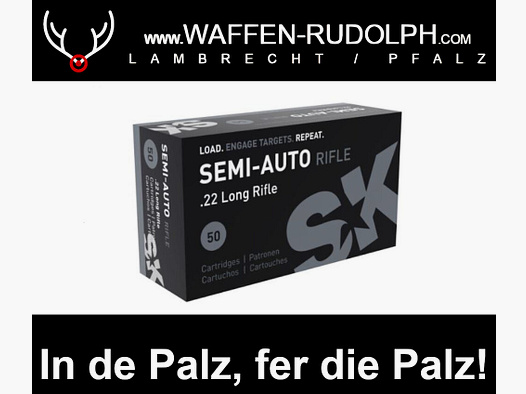 SK Semi Auto Rifle .22 lr. VPE: 50 Schuss *EWB Pflichtig