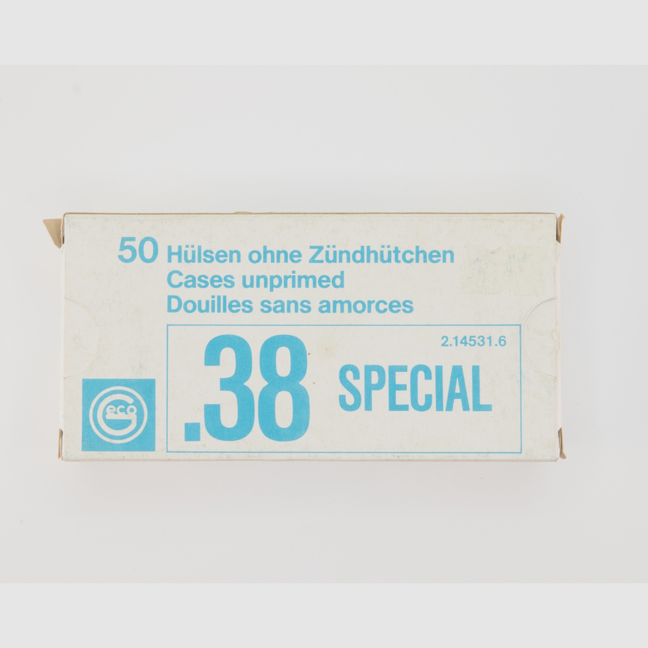 Hülsen GECO .38 SPECIAL 134 Stück