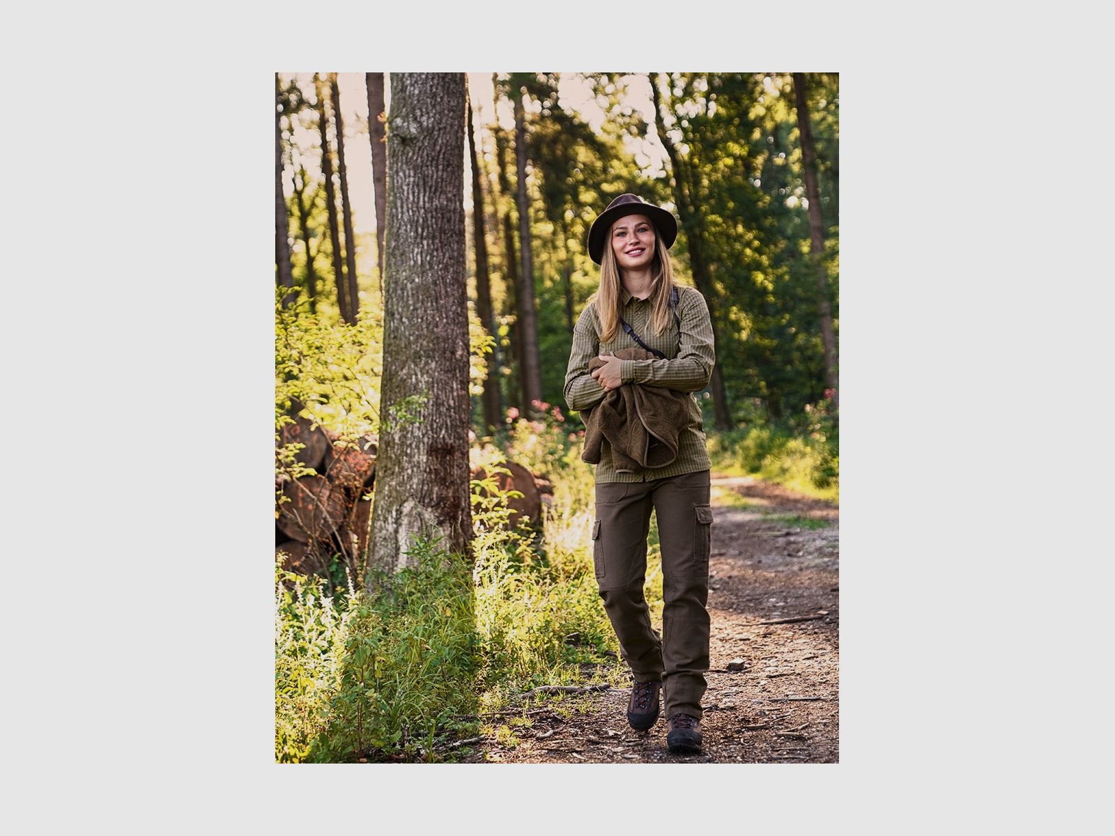 BLASER Damen Stretch Bluse Sergia Grün