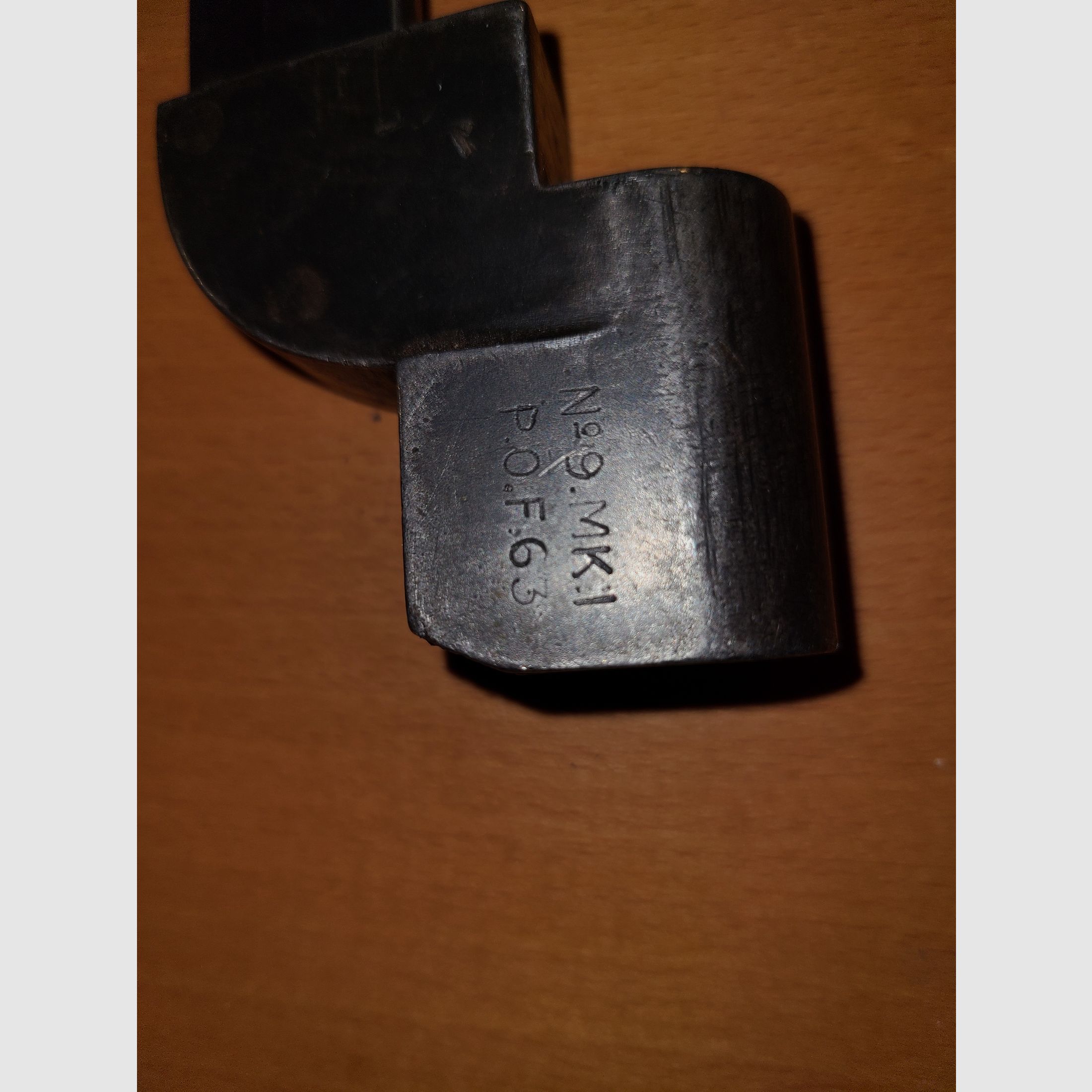 BAJONETA PAKISTÁN PARA LEE ENFIELD NR. 4 / MK 1 - 2 / POF 63 / cal. 303. / 7,68 mm / FORMA DE CUCHILLO BOWIE / CUCHILLO