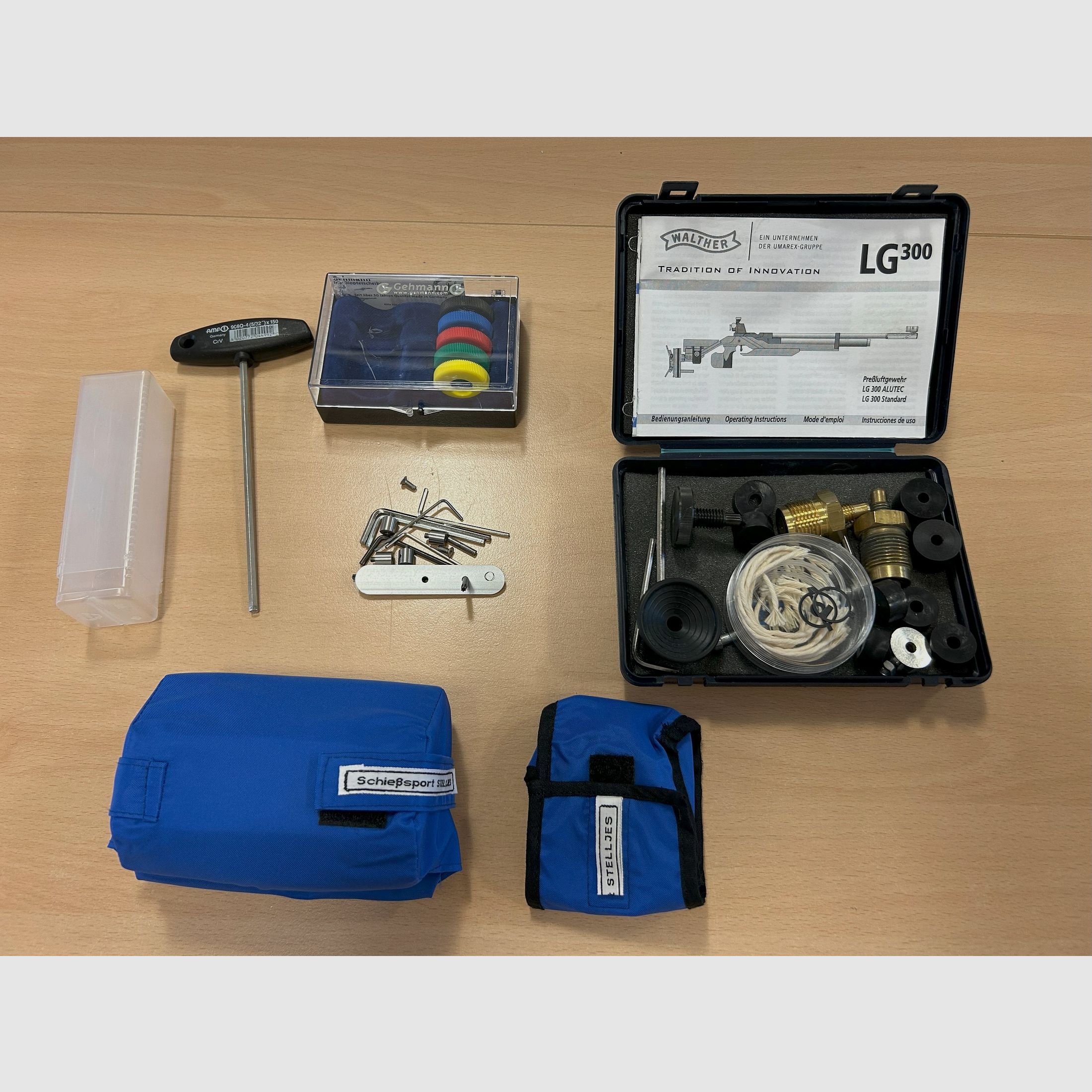 Walther LG 300 Alutec soporte