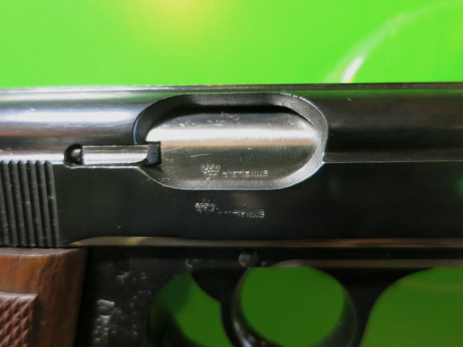 Halbautomatische Pistole MANURHIN, Walther PPK, Kal. 7,65 mm Browning       #40-, Bild 5 von 12