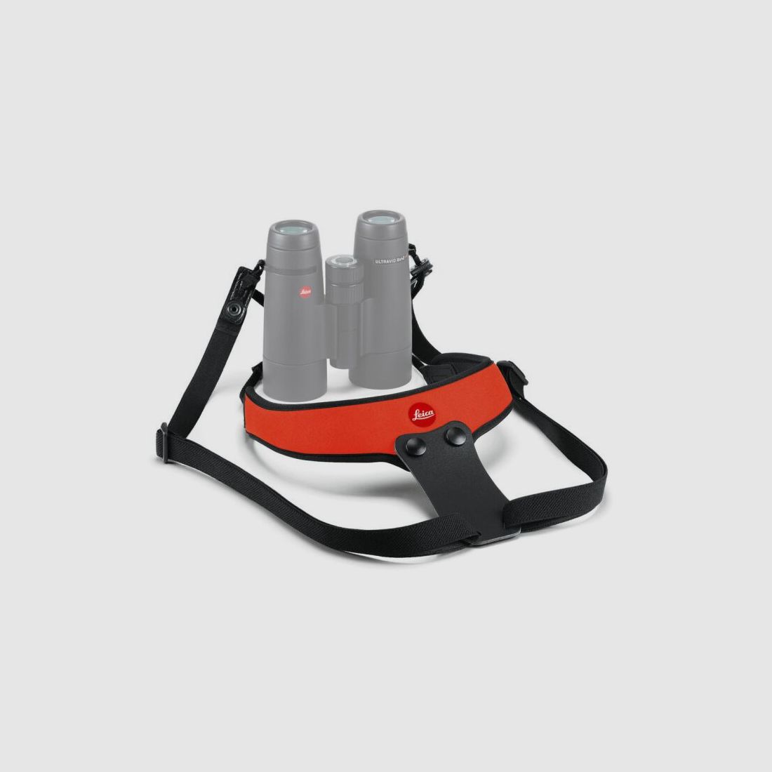 Leica Neopren Fernglasgurt Sport, signalorange