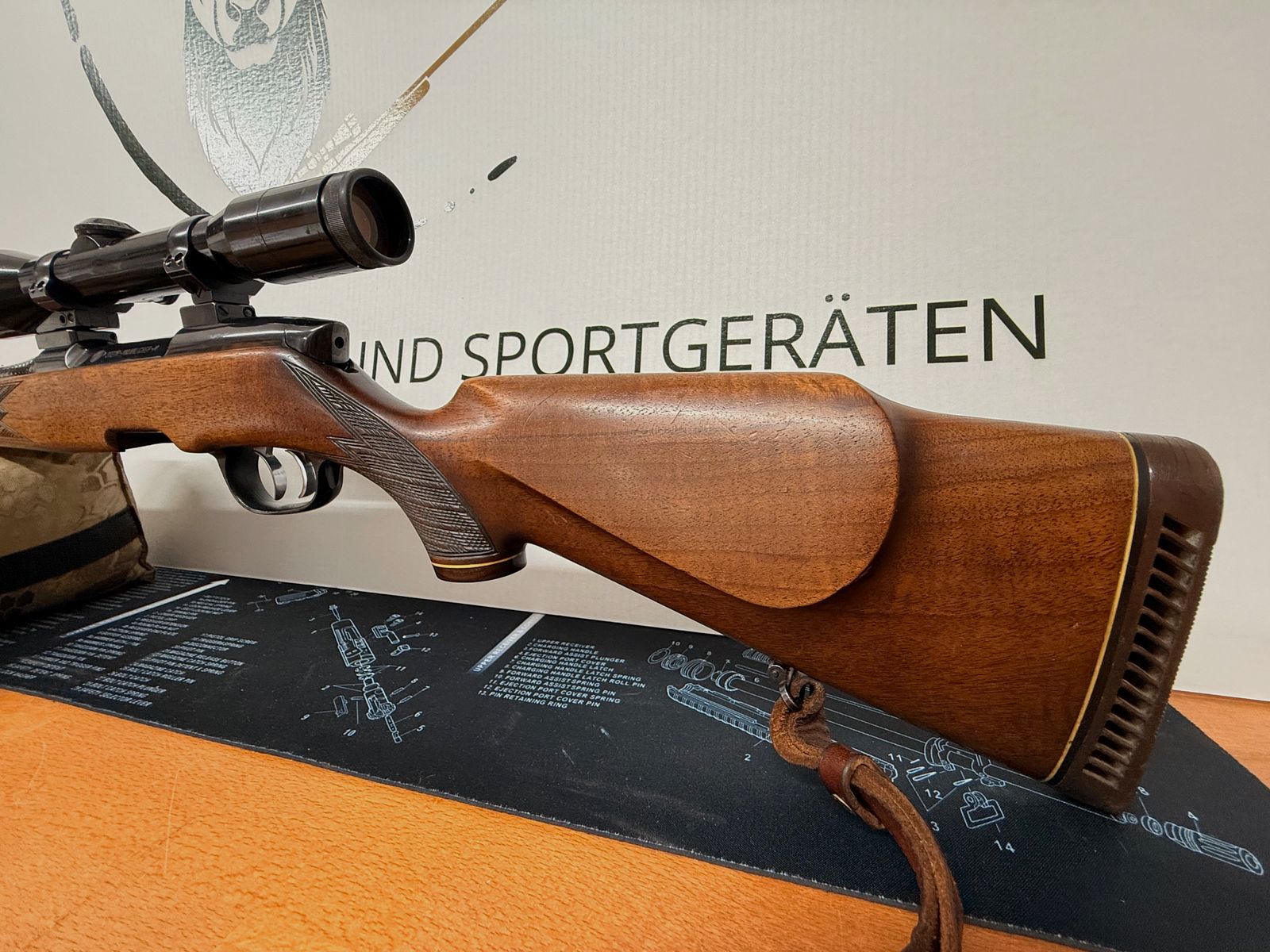 Steyr-Mannlicher Mod. M in caliber .30-06 Spring. incl. Zeiss Diavari-ZA 1.5–6x42 T*