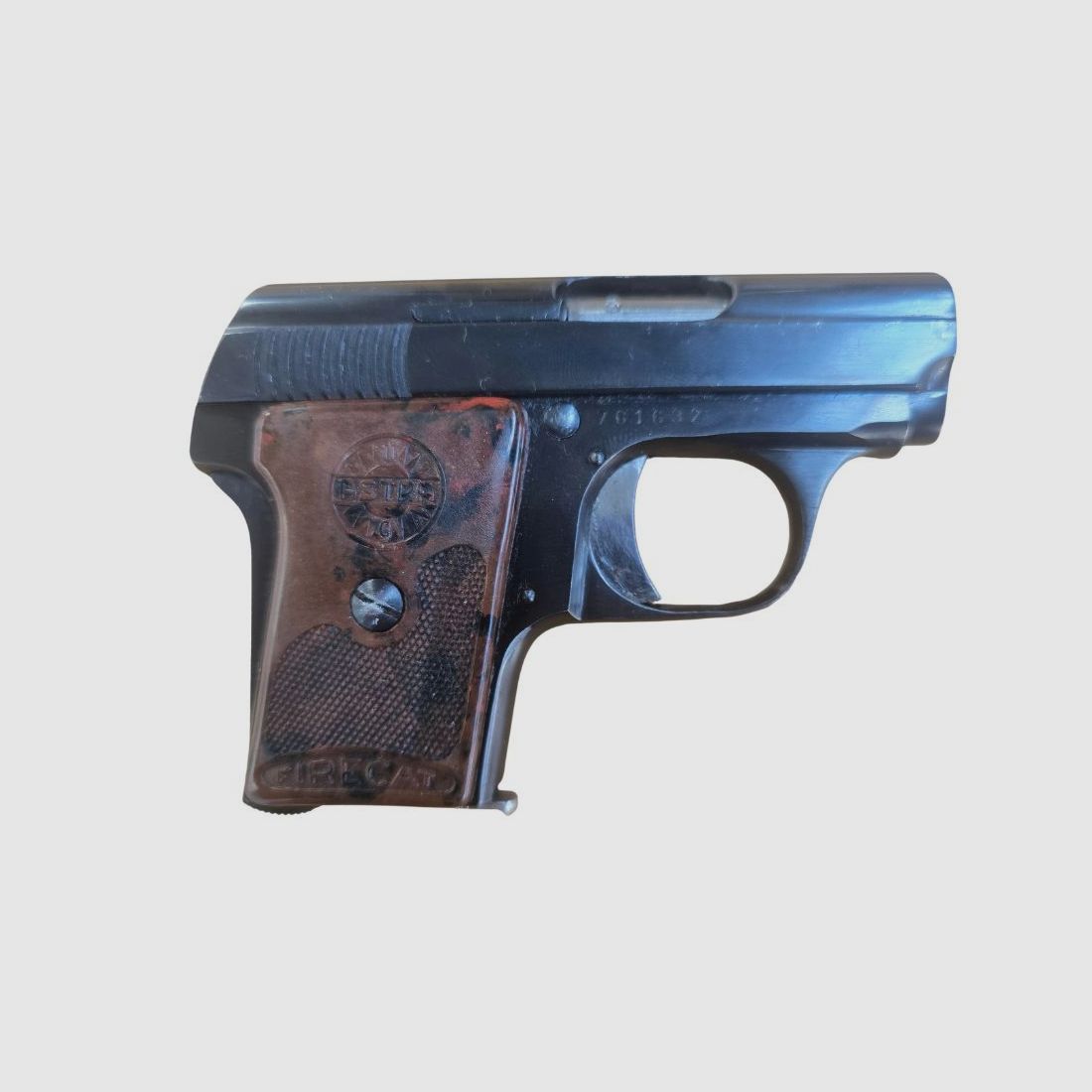 gebr. ASTRA Pistole Mod. Firecat mit Reservemagazin, Zustand: gut, Bild 1 von 3