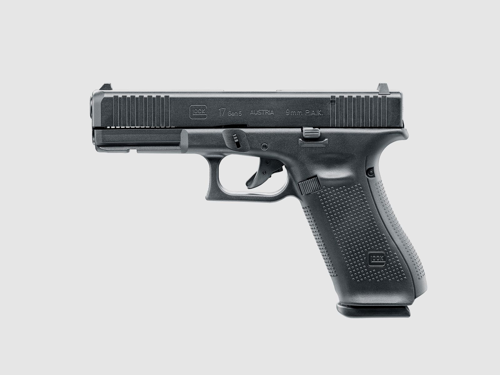 Glock 17 Gen. 5 Kal. 9 mm P.A.K. mit 50 Schuss und 22 tlg. Pyromunition im Set