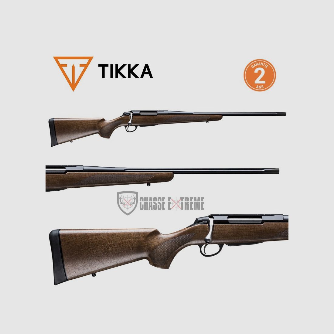 Tikka T3x Hunter Flutée 62 cm
