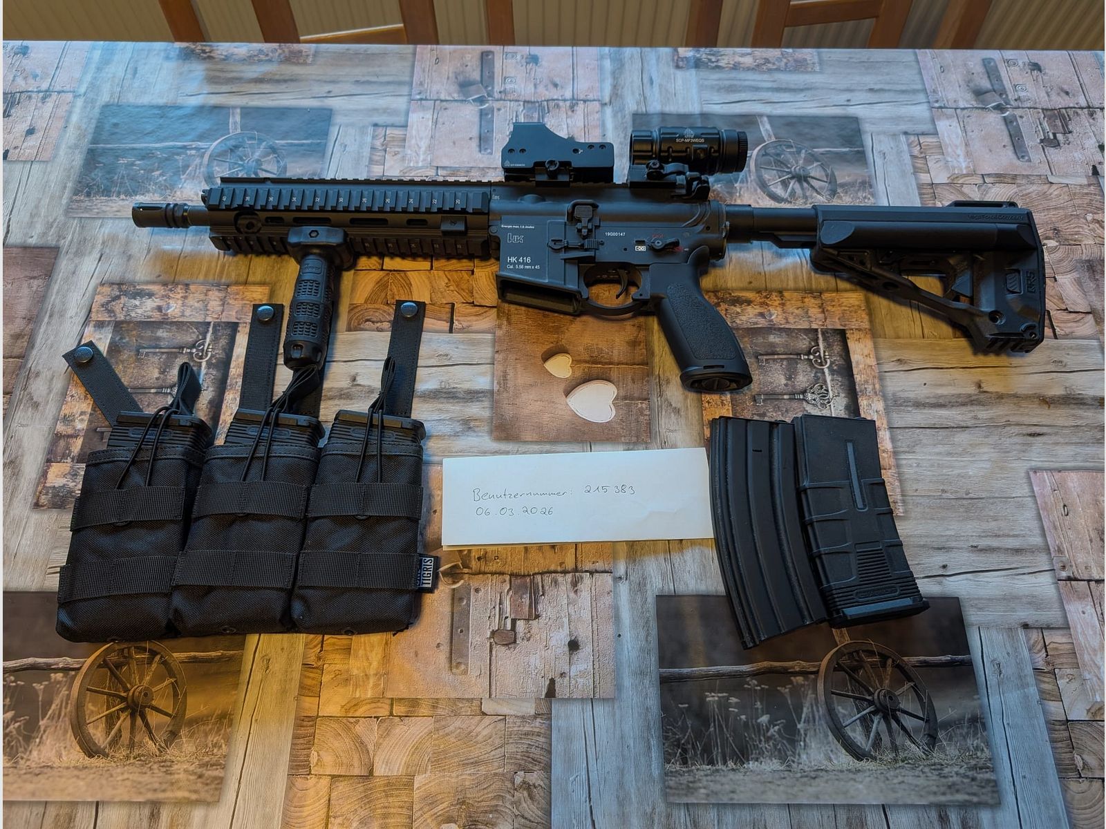 VFC Heckler&Koch HK416 S-AEG czarny