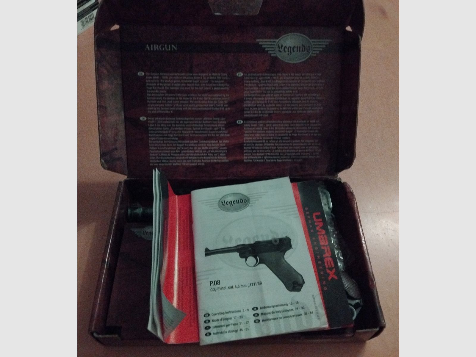 Umarex P08 ( CO2,  4.5mm, Non Blowback)