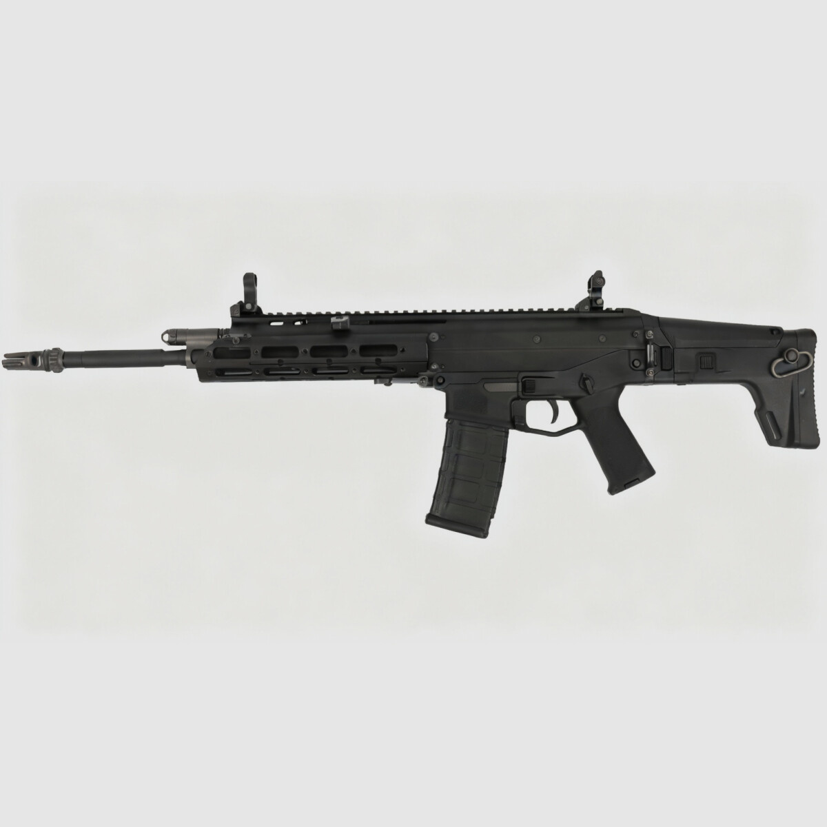 MSK GBR open bolt M4 stock tube in black - WE -F-