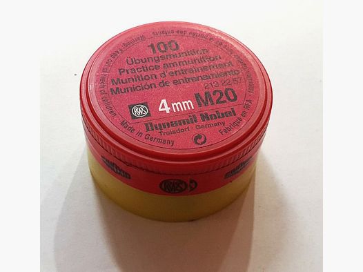 RWS RWS 4mm training ammunition M20, 100 shots