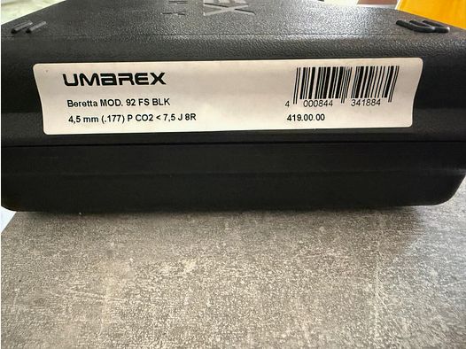Umarex Beretta 92 FS 4.5 mm Diabolo CO₂ pistol < 7.5 J
