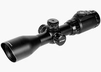 UTG Accushot richtkijker 2-7x44 30 mm, Mil-Dot kruis met snelspan montage ringen