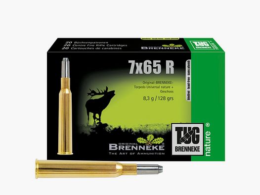 Brenneke 7×65 R TUG nature+ 8.3g/128grs.