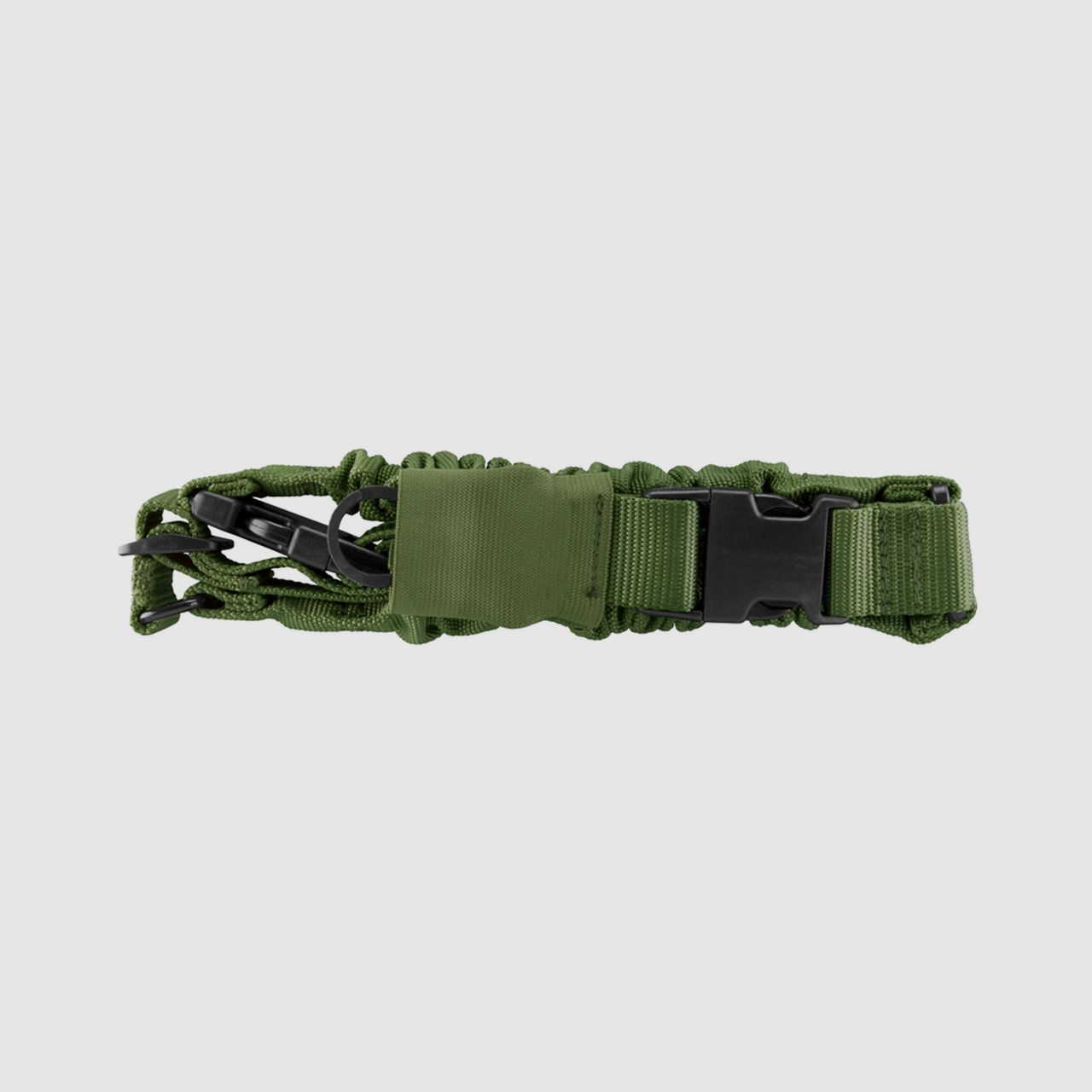 AIM SPORTS ONE POINT HD Bungee Rifle Sling Steel Clip Sleeve OLIVE, Bild 3 von 3