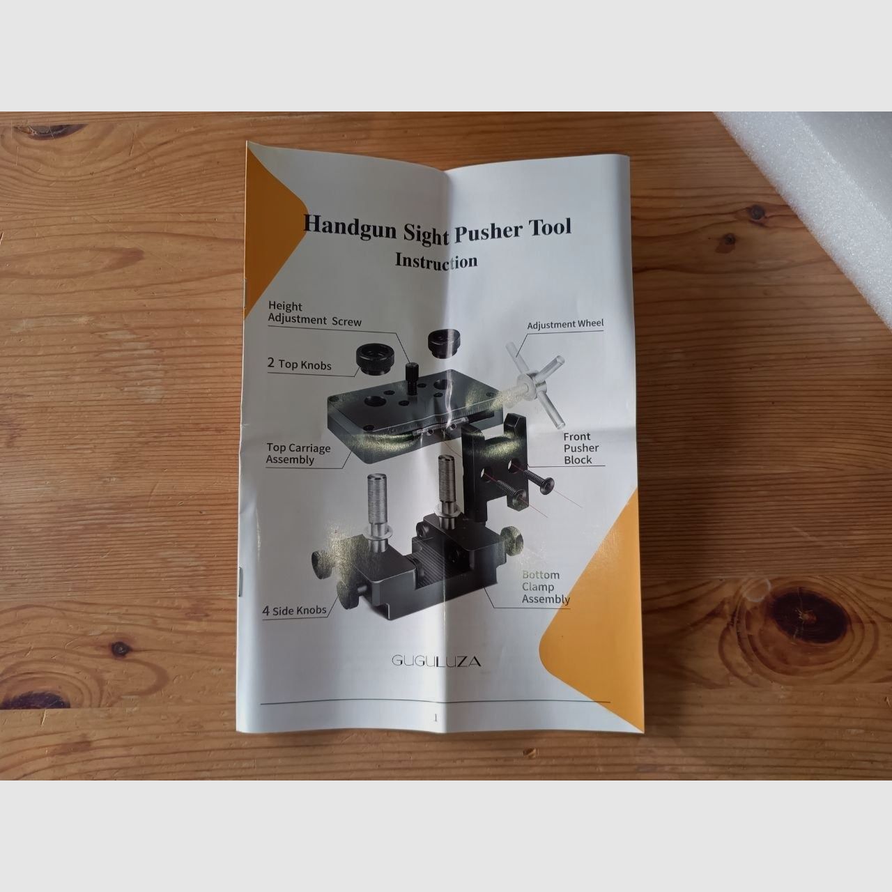 Guguluza Visierrücker Visierdrücker Pistole Handgun Sightpusher Tool