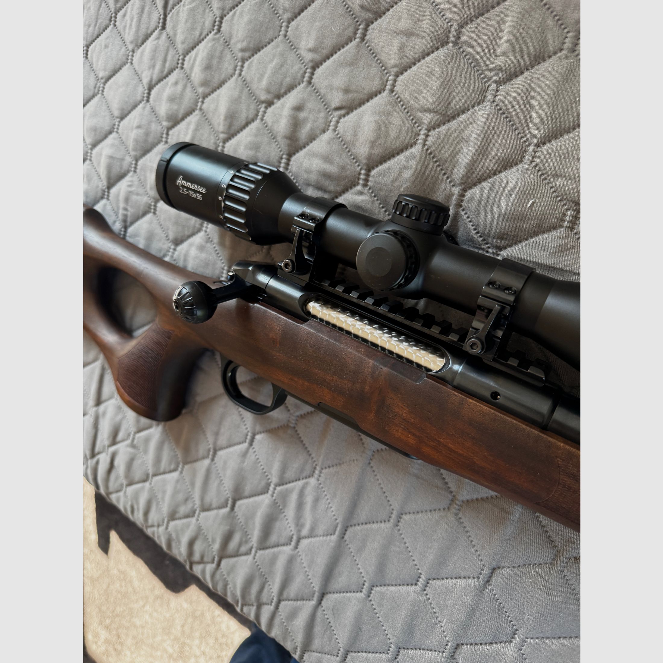 Heym SR30 - X-Lochschaft - .308 - Geradezugrepetierer - Sonnenschliff - Picatinny Schiene