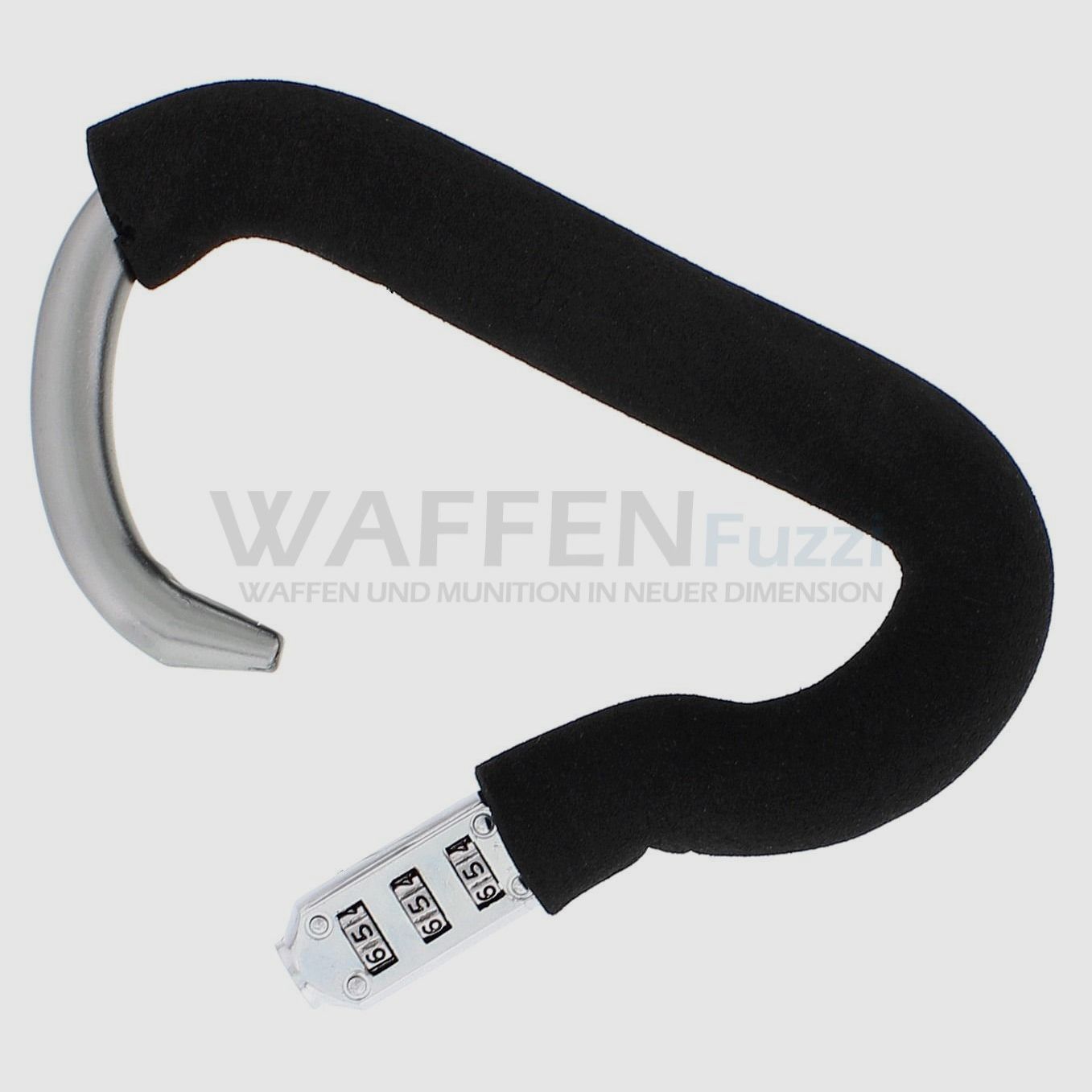 Zamek karabińczykowy z 3-cyfrowym kodem liczbowym