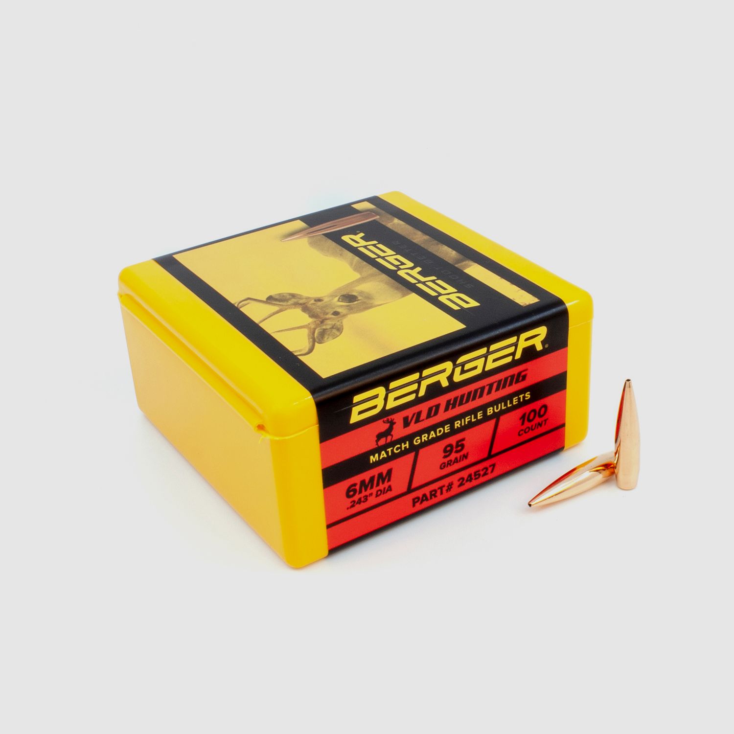 Berger Geschoss 6mm/.243 VLD Hunting 95GR 100 Stück