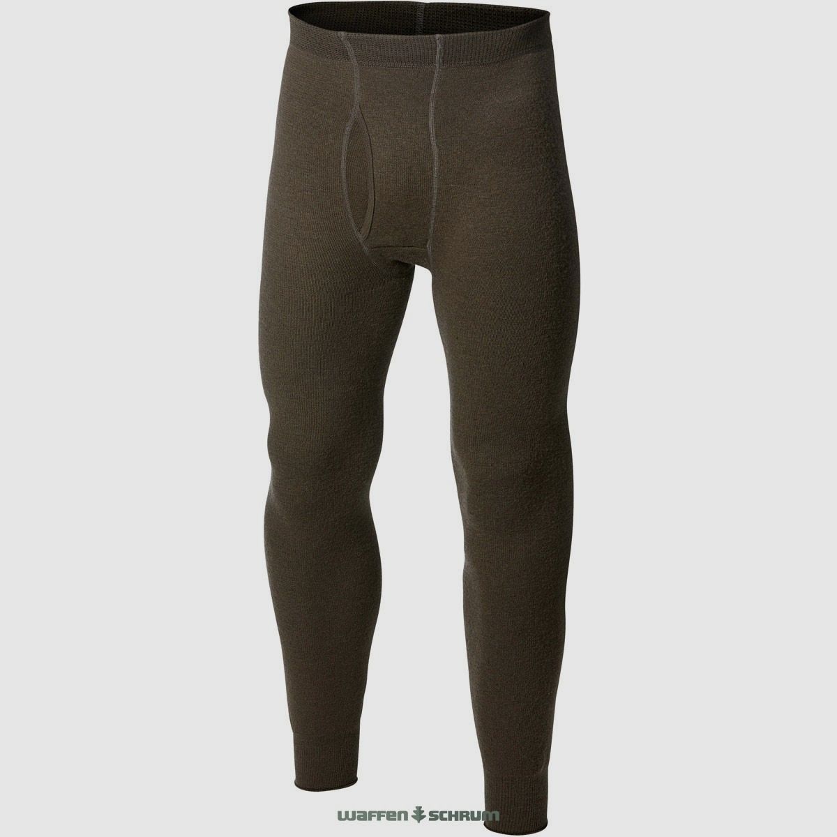 Woolpower underwear with opening - 200g Pine green