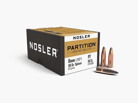 PALLE NOSLER 6MM 95GR PARTITION