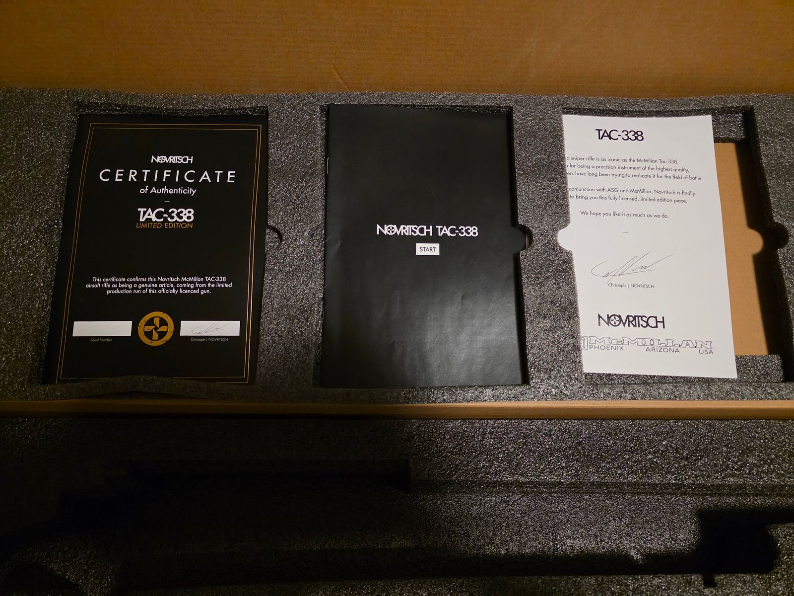 Novritsch TAC338 Edición Limitada #0554 incluye mira telescópica y accesorios - muy buen estado