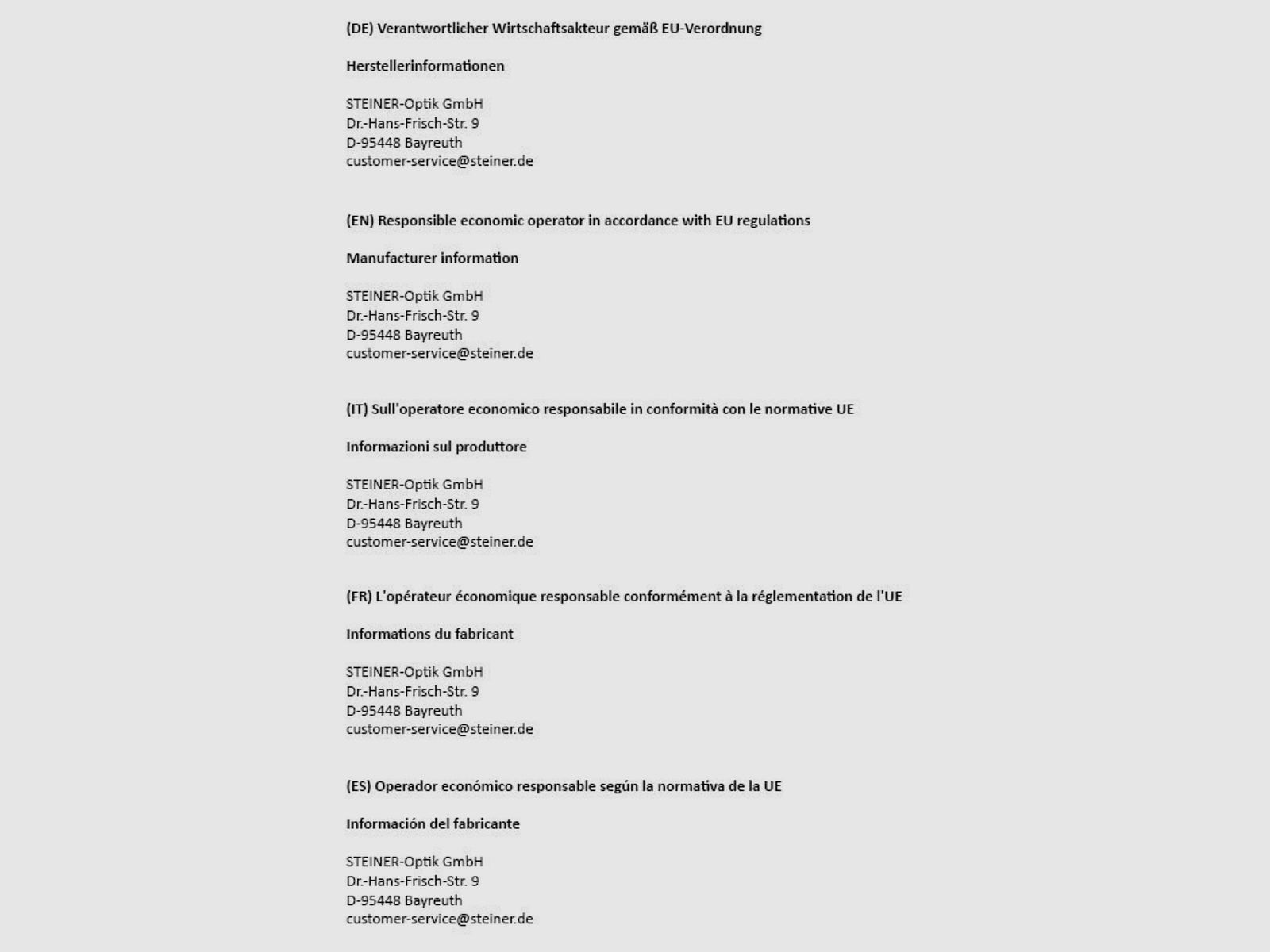 Steiner eRanger 8 3-24x56 mit Ballistikrechner 4-AI Faserpunkt