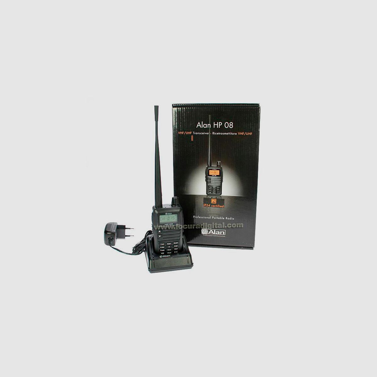Alan HP-408L (HP 08) Funkgerät mit Ohrhörer