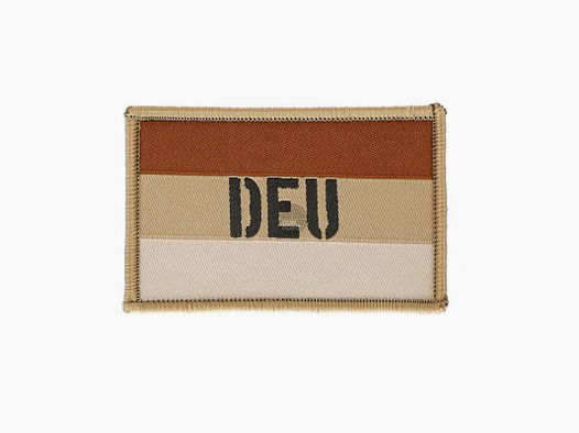 OpTacs DEU Patch - Klettabzeichen Deutschland gewebt - desert