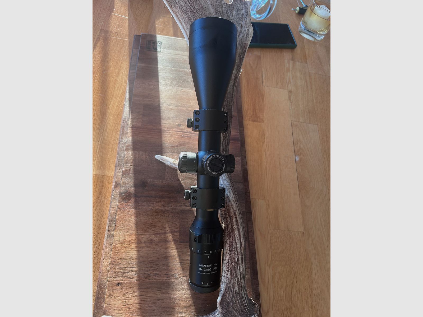 Meopta Meostar R1R 3-12x56 RD incl. torre balística y montaje Picatinny