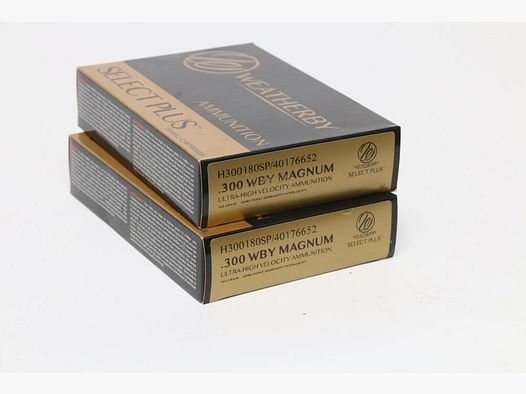 Weatherby Select Plus Munition 300 Weatherby Magnum 300WBY