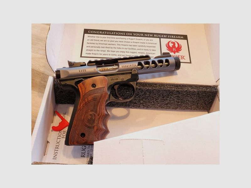 RUGER Mark IV 22/45 Lite Diamond Gray 4,4" KK Pistole, Kleinkaliber