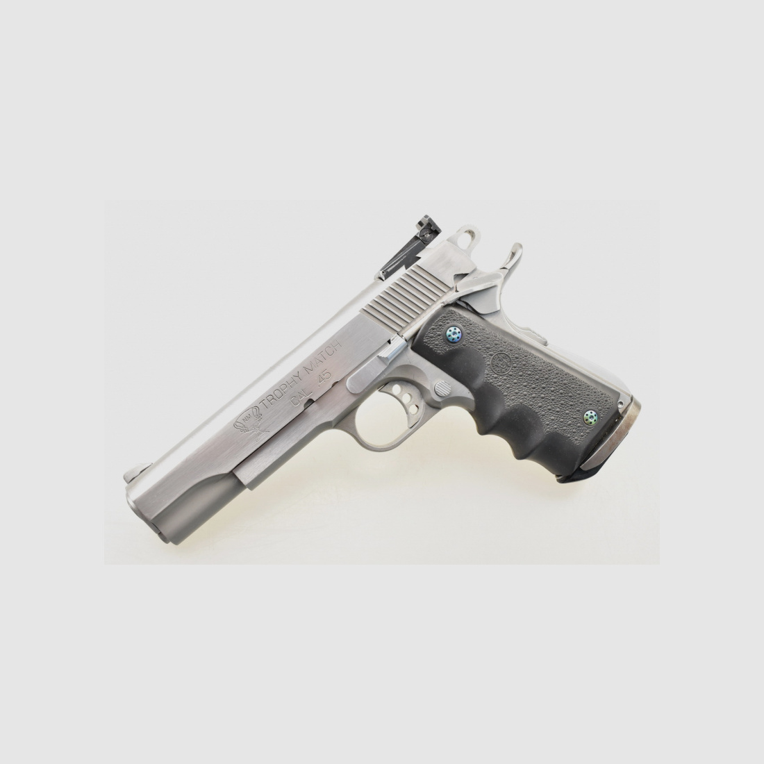 SPRINGFIELD ARMORY " TROPHY MATCH " Stainless Pistole im Kaliber .45 Auto mit Reservemagazin