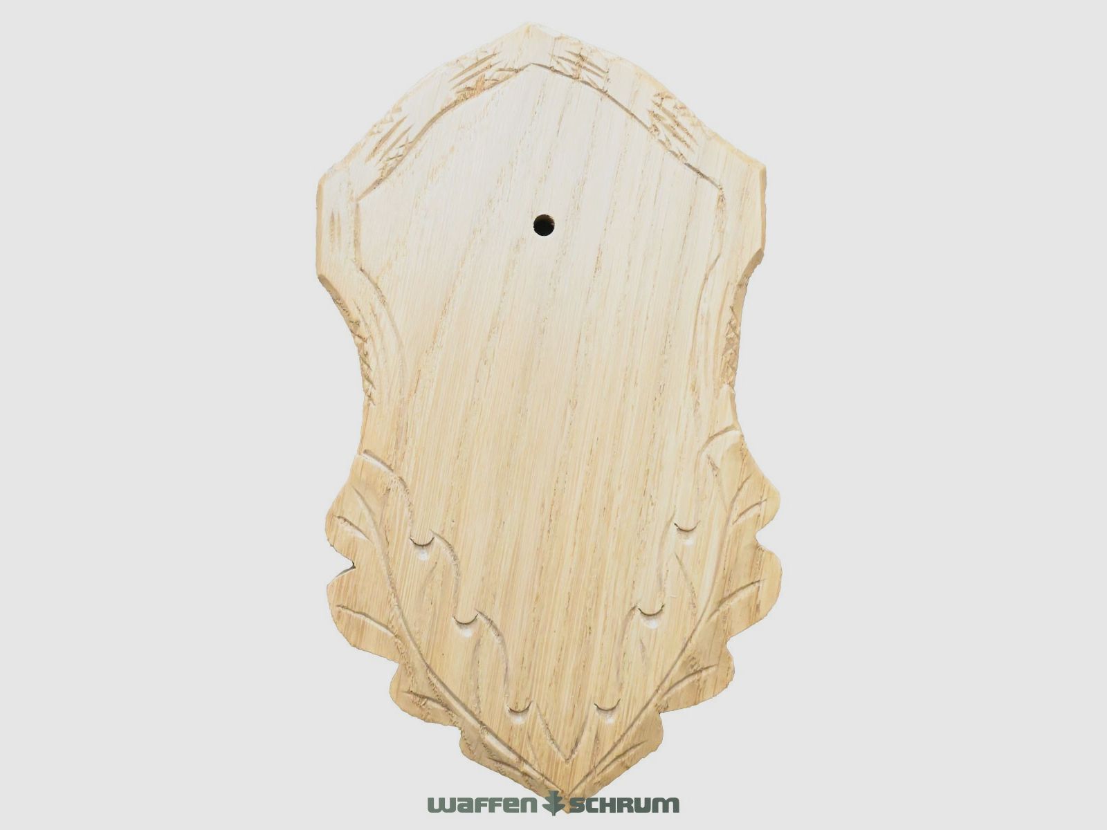 Eurohunt planche à cornes 15x10cm dimensions extérieures 19x12cm chêne - Sculpté