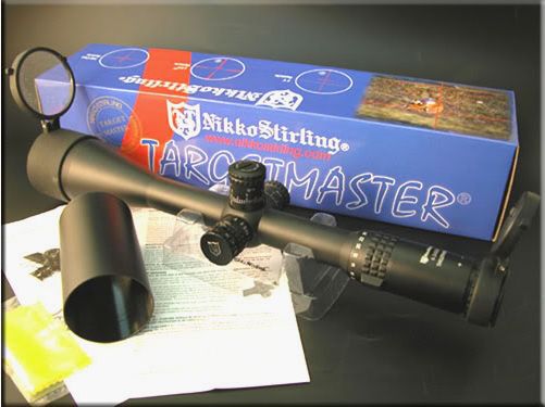 Celownik optyczny Nikko Stirling TARGET MASTER 10-50x60 MD MIL DOT z podświetlaną siatką snajperską