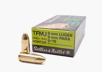 Sellier & Bellot 9 mm Luger TFMJ NonTox 8.0g/124grs.