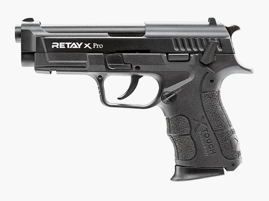 Schreckschuss Pistole Retay X PRO schwarz Kaliber 9 mm P.A.K. (P18)