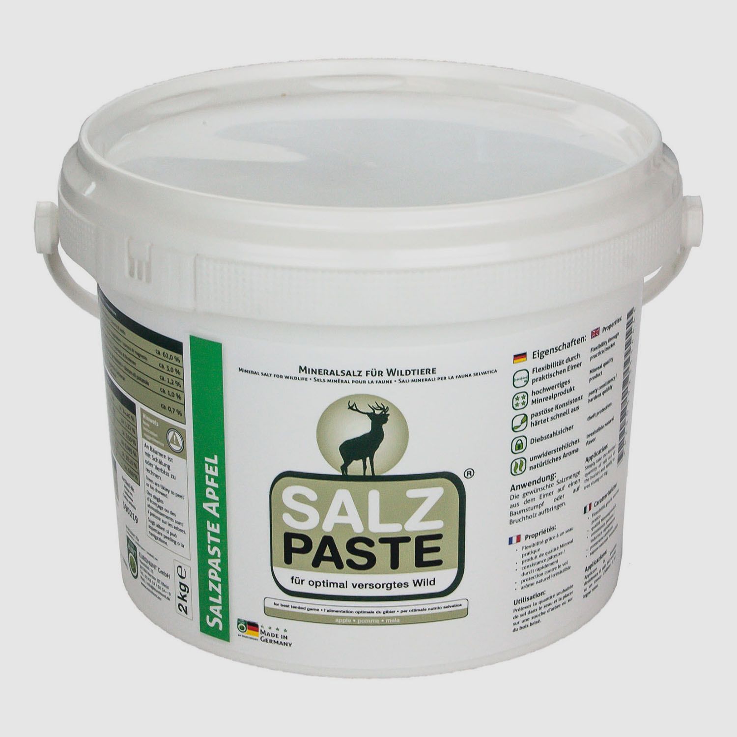 Pasta di sale 2 kg secchio mela