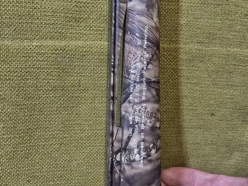 Browning Maxus Camo 12/89