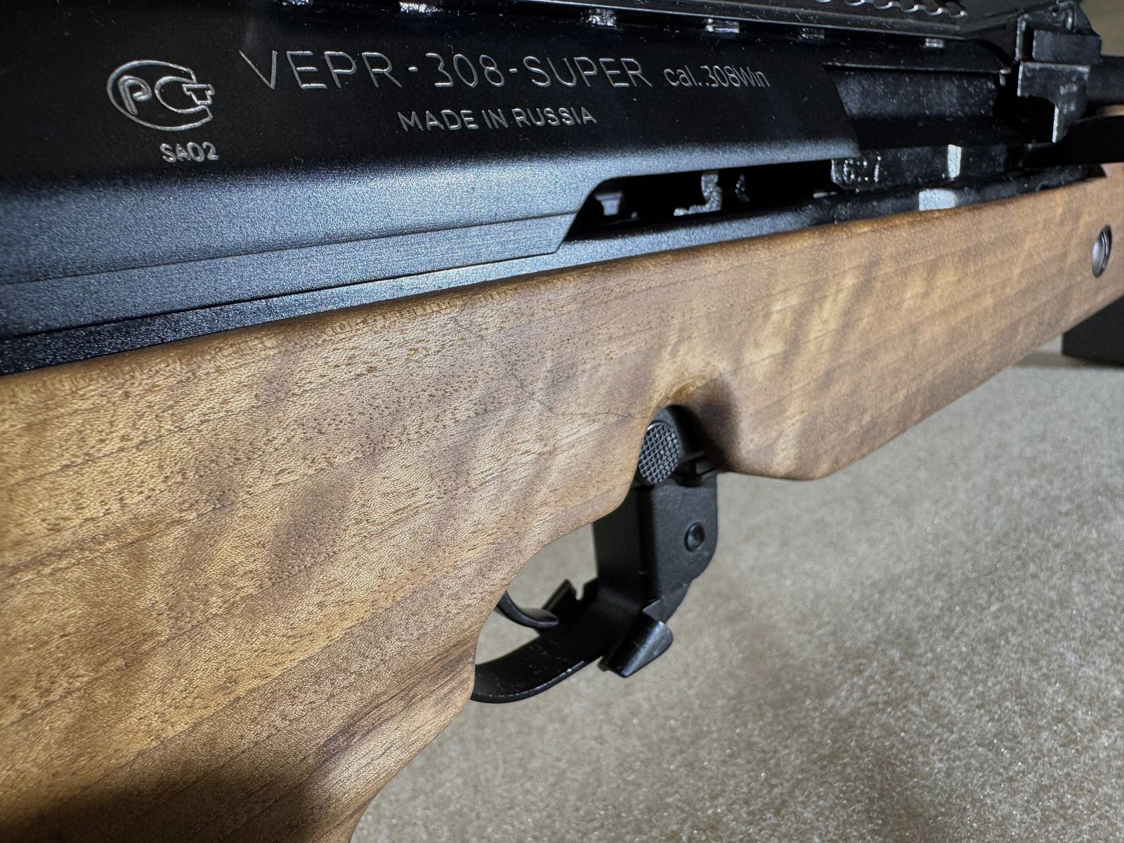 Self-loading Molot Vepr Super in caliber .308 Win.